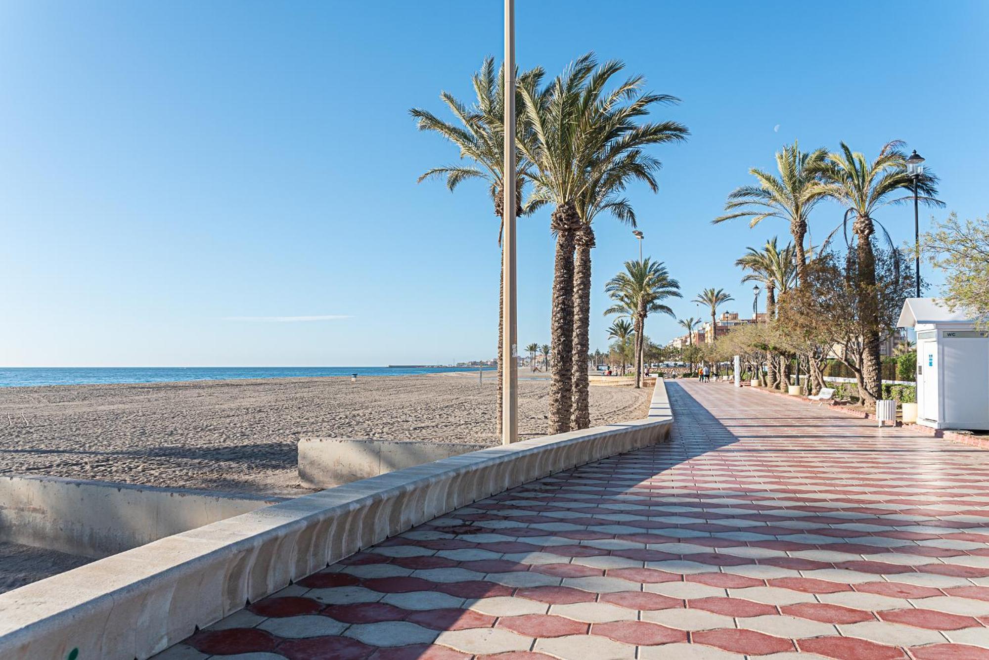 Hogar Digital Playa Y Piscina En Urbanizacion Roquetas De Mar Lägenhet Exteriör bild