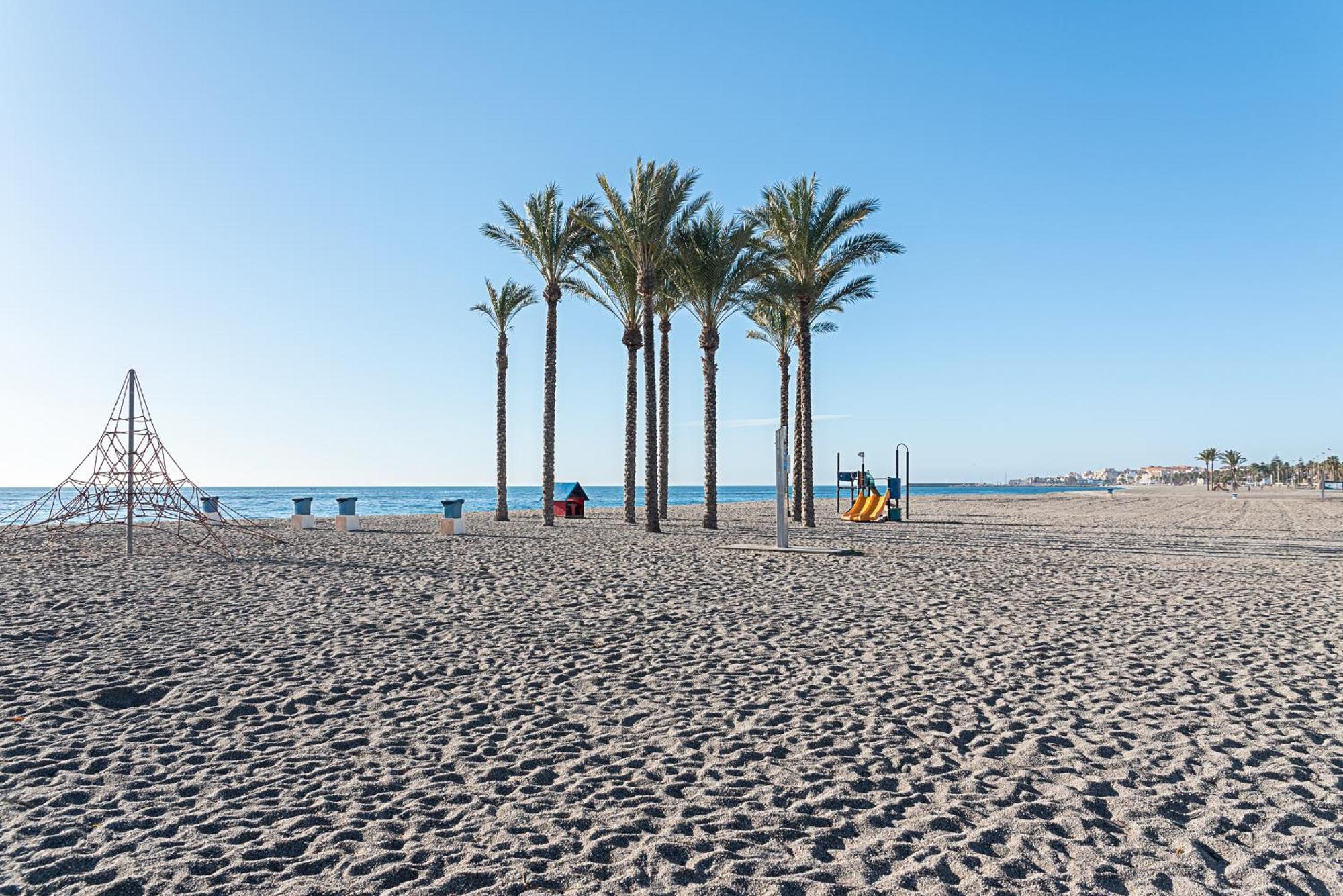 Hogar Digital Playa Y Piscina En Urbanizacion Roquetas De Mar Lägenhet Exteriör bild